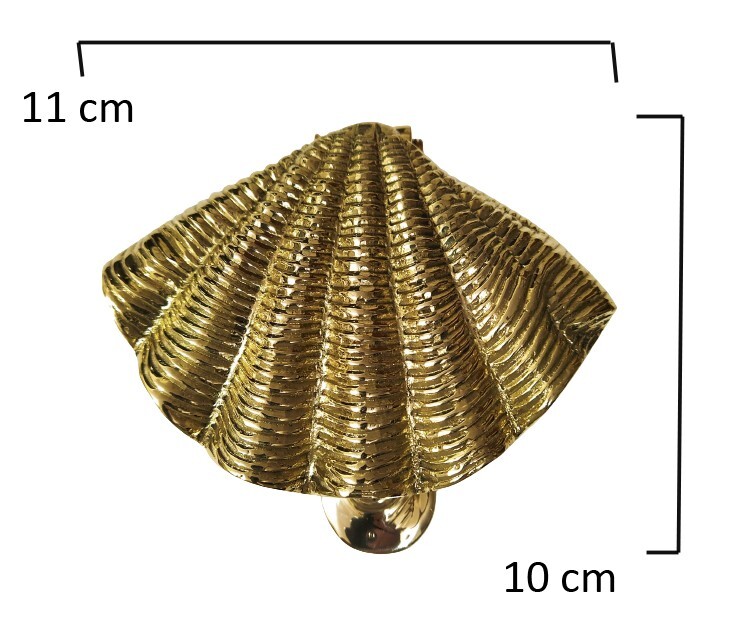 Decorative Brass Sea Shell Door Knocker Solid Brass