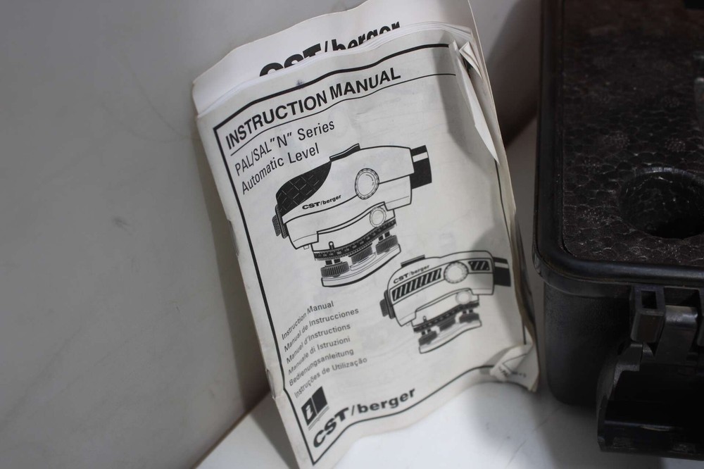 CST / Berger 24X Automatic Optical Level with Case Accessories