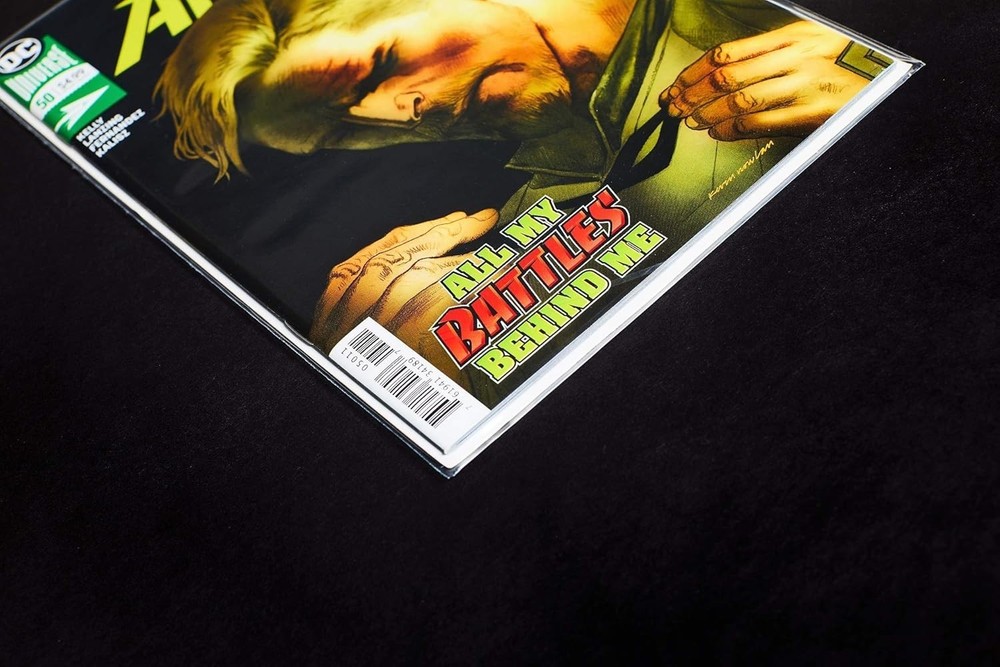 50-Piece Comic Book Protector Set - 7.25" x 10.5", Crystal-Clear Design