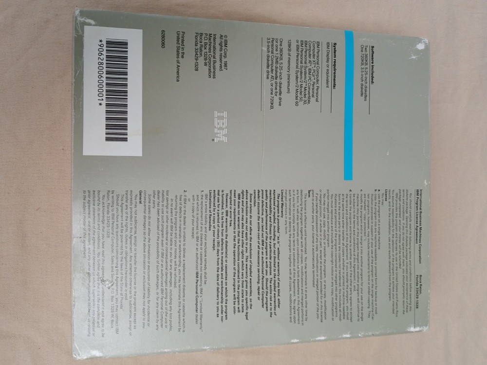 IBM Disk Operating System Version 3.30 3.5" & 5.25" looks unused!