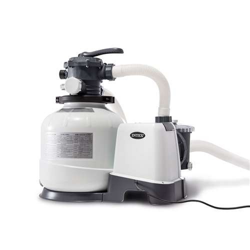 Intex 2800 GPH Above Ground Pool Sand Filter Pump w/ Automatic Timer (Brown Box)