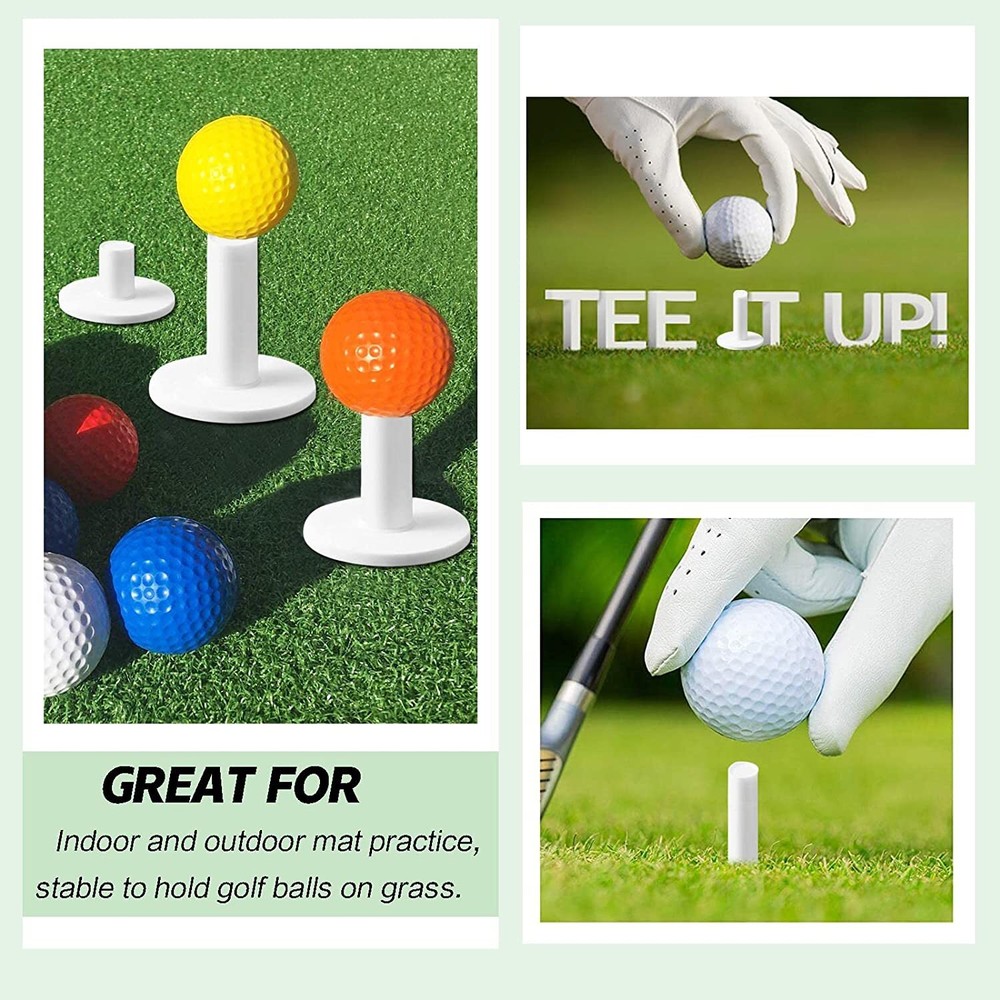 On Course Rubber Tees Multiple Size 4 Pack New (golf Driving Mat Range Tee) US