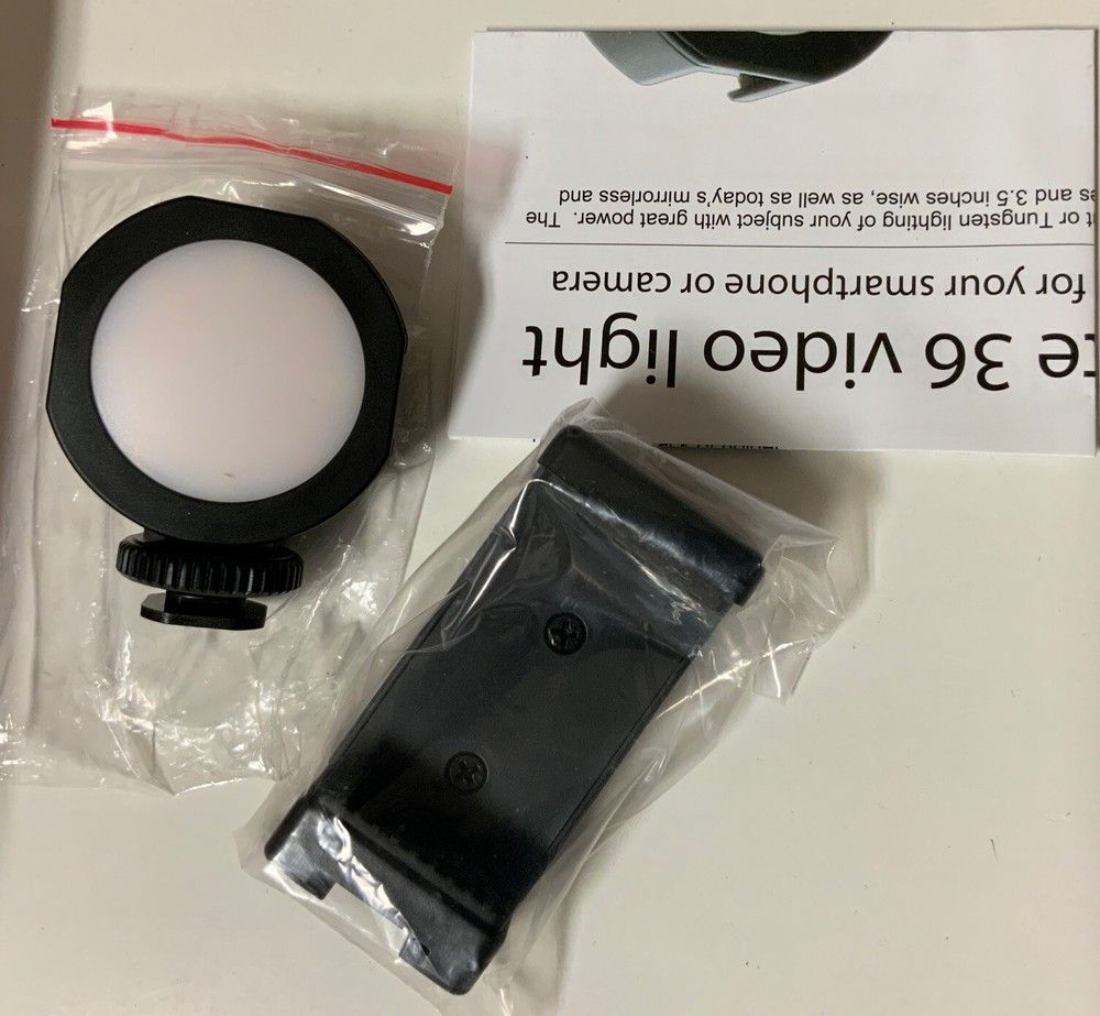 🔰 Sunpak Readylite LED 36 Video Light - Black🆕 As Shown