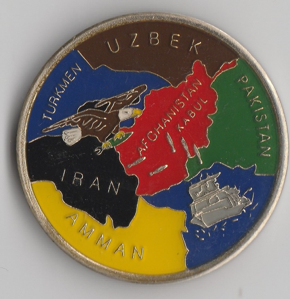 Operation Enduring Freedom Map Coin 1.5" DIA C-1