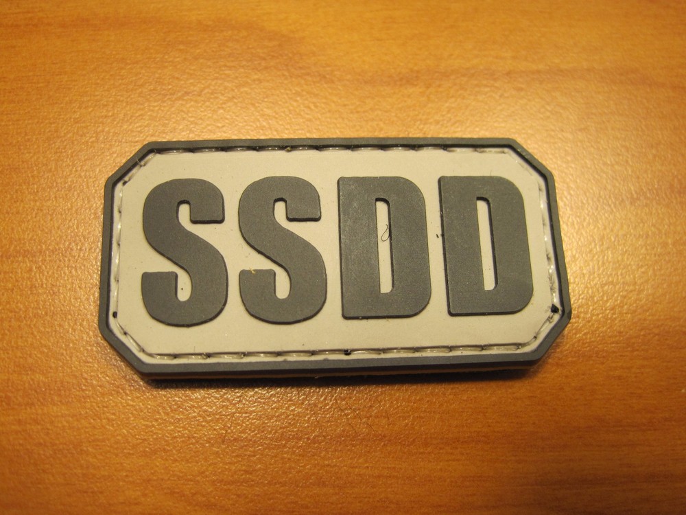 TACTICAL MORALE PATCH " SSDD " " SAME SH*T DIFFERENT DAY " HOOK BACK SPECIAL $$$