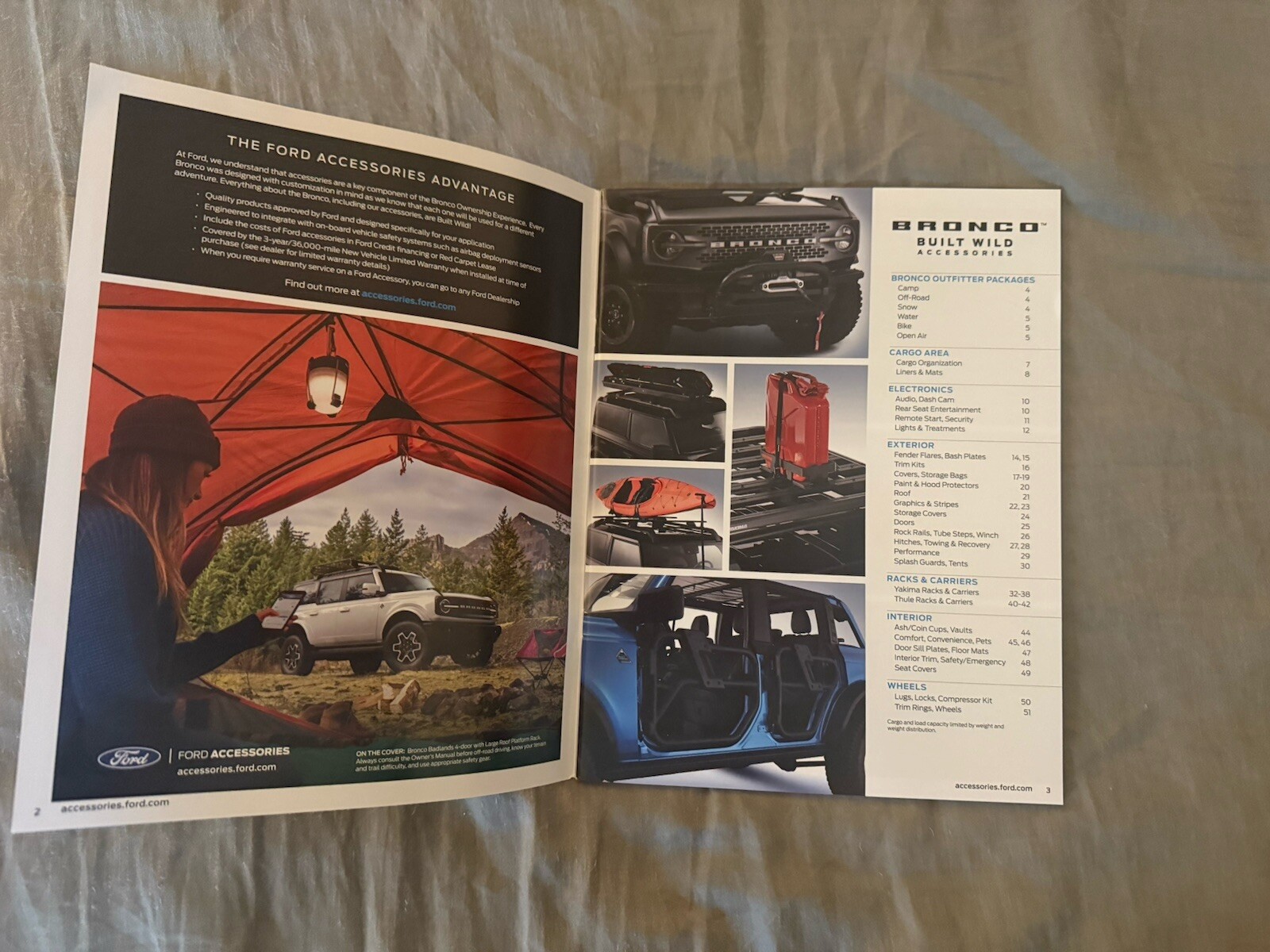 Ford Bronco Sales Materials Including Brochures