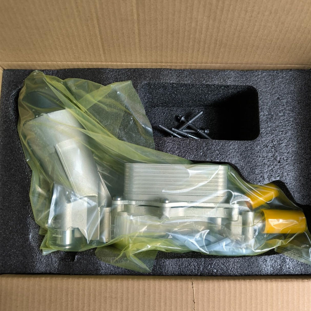 Aluminum Engine Oil Cooler Filter Housing For 2011-2016 Dodge Chrysler Jeep 3.6L