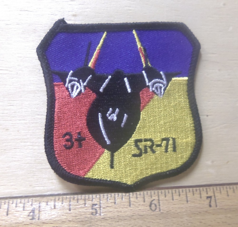 US Air Force - SR-71 Shield Stealth Aircraft Embroidered Patch