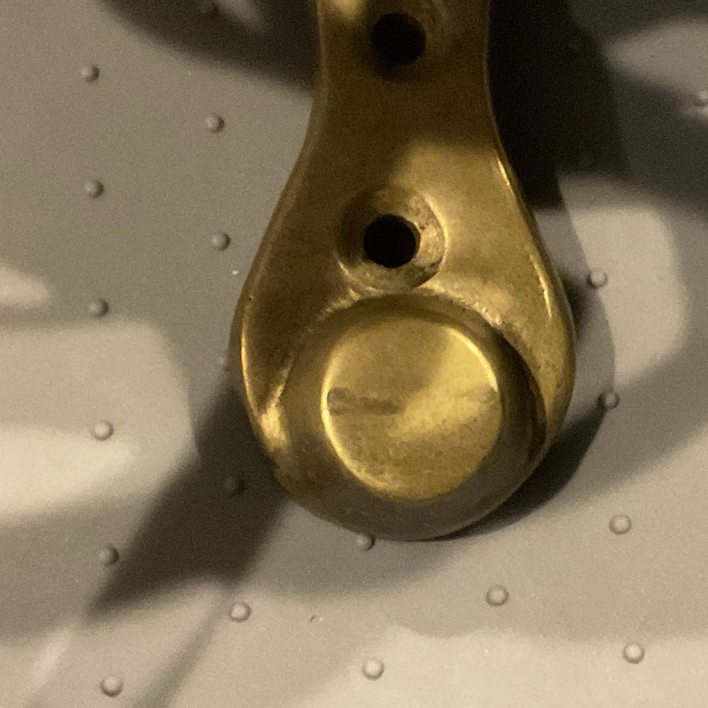 Vintage brass Blue Crab Door Knocker