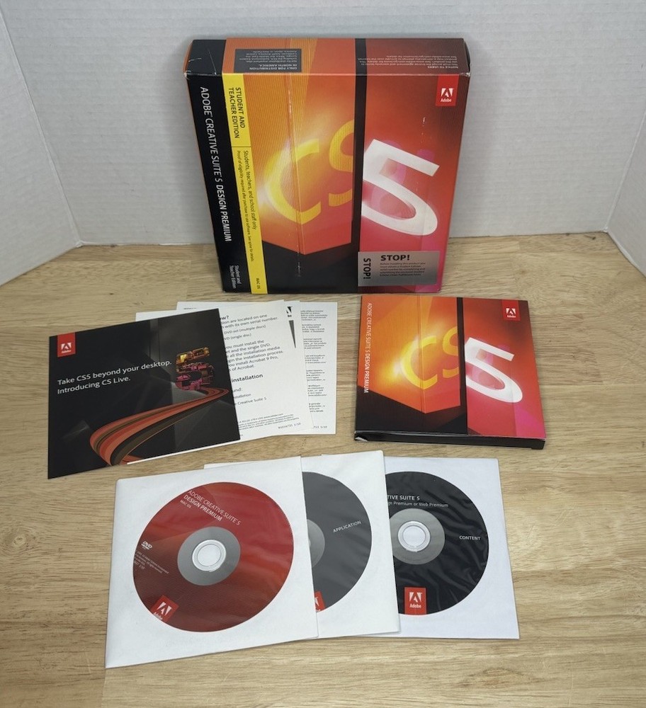 Adobe Creative Suite 5 CS5 Design Premium For MAC With Serial (Education)