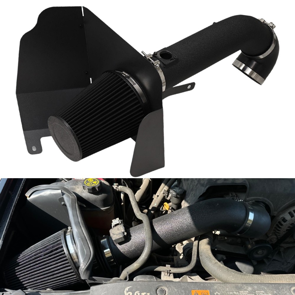 Black Cold Air Intake Kit For 2009-2013 Chevy Silverado 1500 4.8 5.3 6.0 6.2 V8
