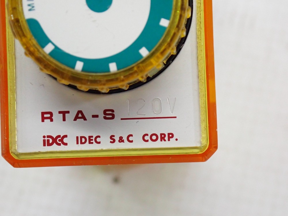 IDEC Pneumatic Timer RTA-SP2F 120V 8 Pin Relay