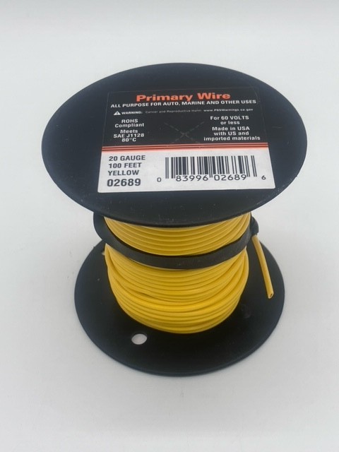 20 Gauge Primary Wire 100% Fine-Stranded Copper USA Made Lot NOT CCA