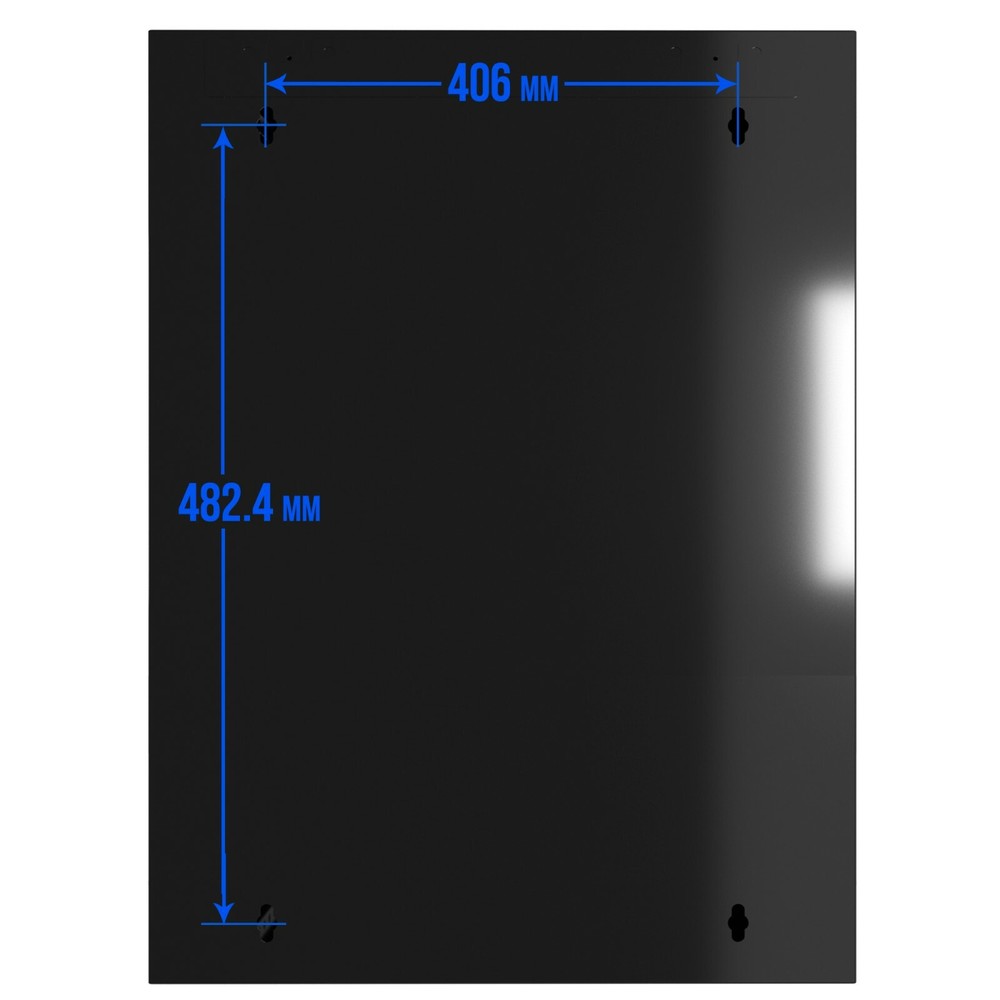 Server Rack 15U Wall Mount Cabinet Locking Networking Data Enclosure - 18-inch D