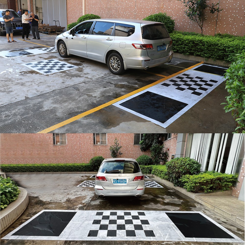 For 360° Car Camera Panoramic View System Checkered Calibration Cloth Reusable