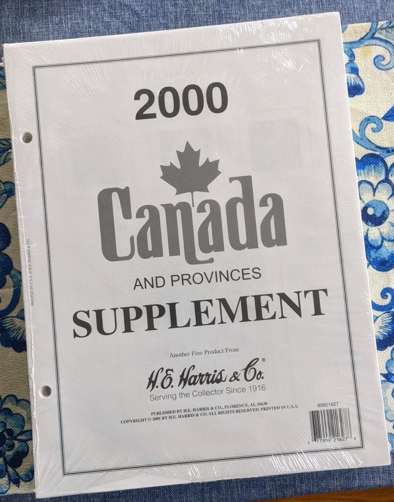 H.E.Harris 2000 Canada And Provinces Supplement