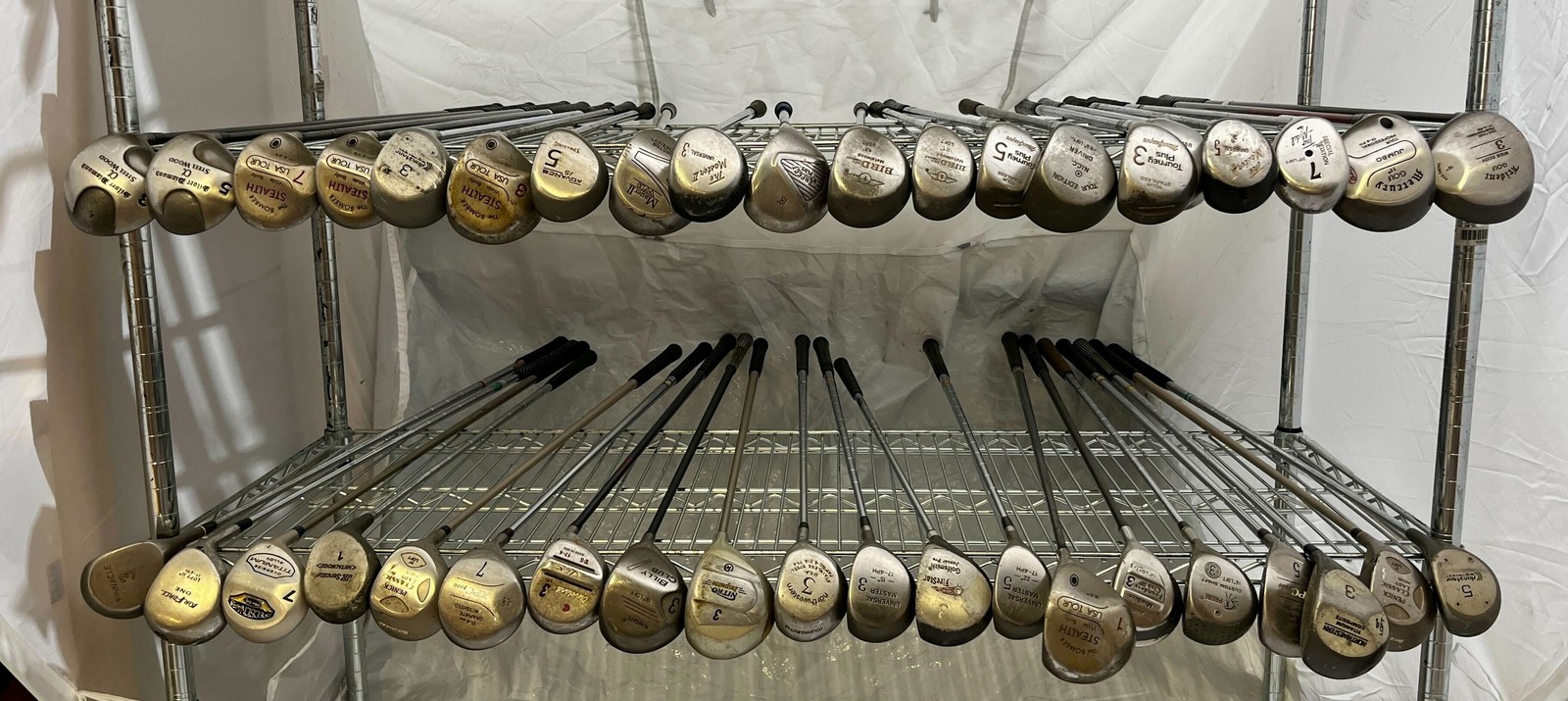 Wholesale Lot of 40 Golf Clubs - Assorted Fairway Woods