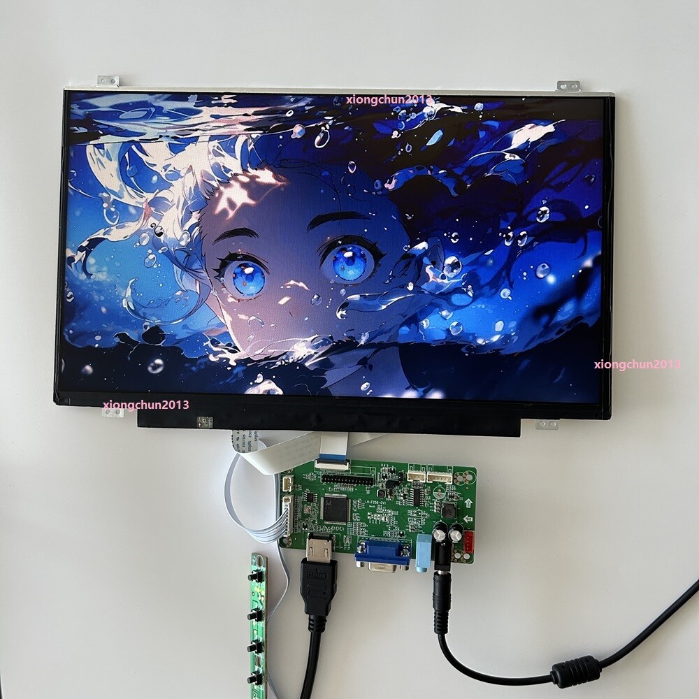 Kit for 13.3" 1920X1080 IPS EDP panel display With VGA HDMI Controller board
