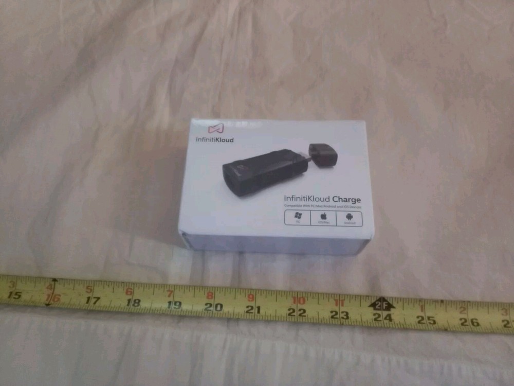 InfinitiKloud Charge SECURE COMPUTER STORAGE FOR PC Mac Android IOS SEALED NEW.