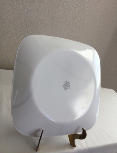Simple Lines Square Corelle Vitrelle 14 Pc Dinnerware Dinner Luncheon Plate Bowl
