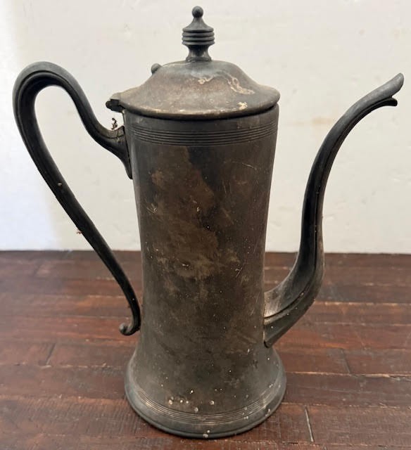 Vintage Beacon Silver Co Silver Plate Hollowware 9” Coffee Pot