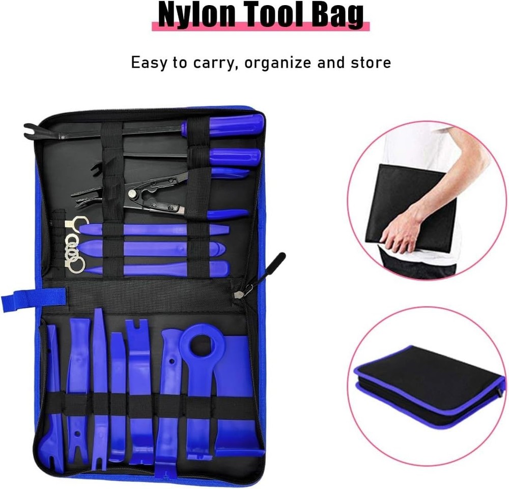 Car Interior Disassembly Kit Trim Removal Tool Car Clips Puller Diy Panel Tool