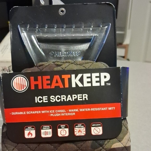 HEATKEEP Camoflage design Ice Scraper Mitt