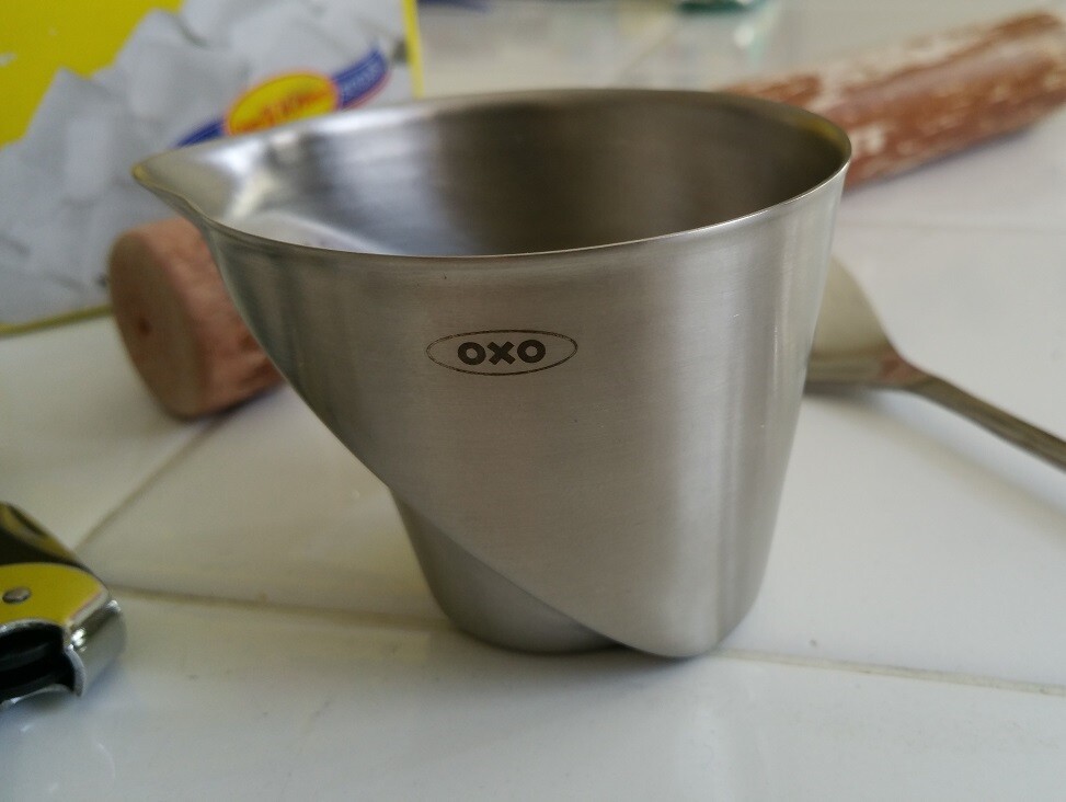 2 oz Bar & Kitchen PROFESSIONAL MEASURING CUP Stainless Steel Jigger Shot