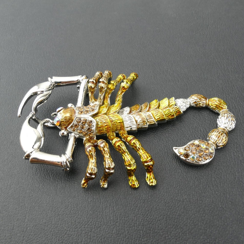 Large, Statement, Scorpio, Brooch