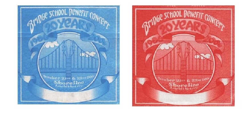 20th Annual Bridge School Benefit Backstage Pass  2006 Bundle 4