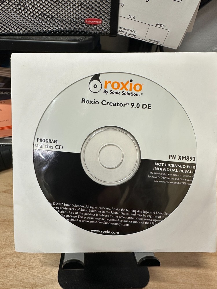 Roxio Creator & MyDVD 9.0 DE Installation CD New Sealed!