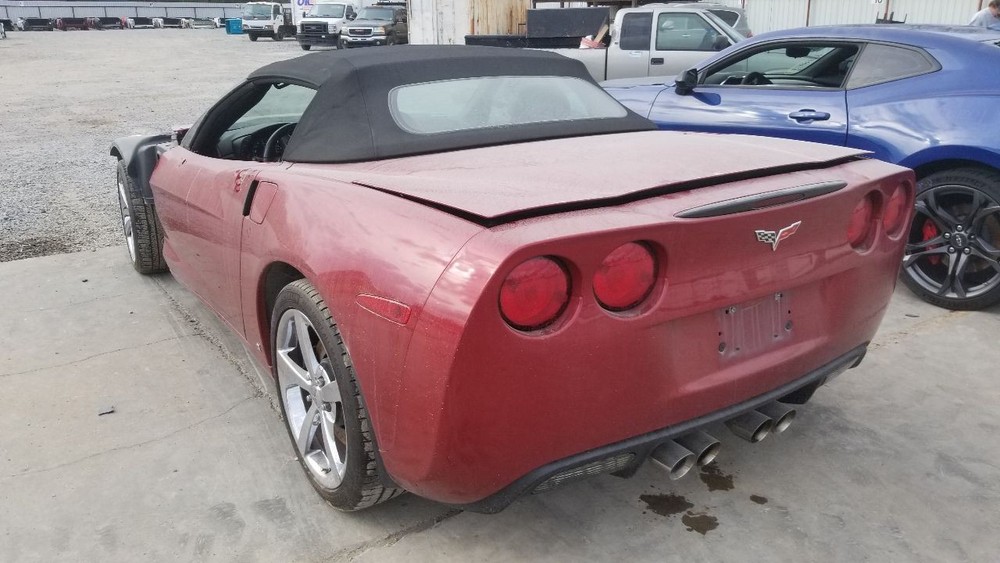 09 CHEVY CORVETTE C6 GLOVE BOX BLACK