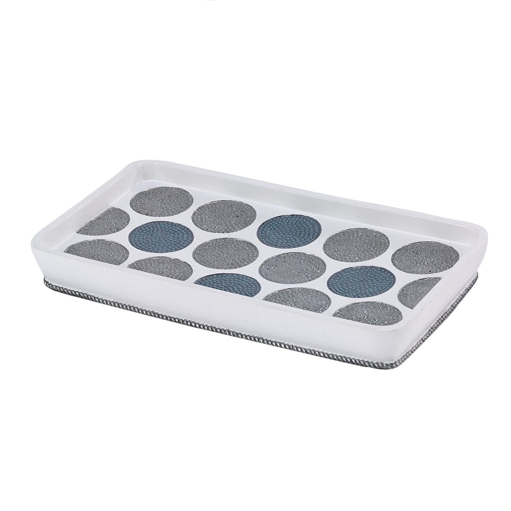 Dotted Circles Tray White