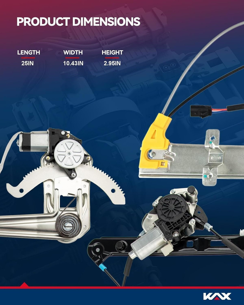 1995-2004 Tacoma Front Left Driver Side Power Window Regulator–Compatible