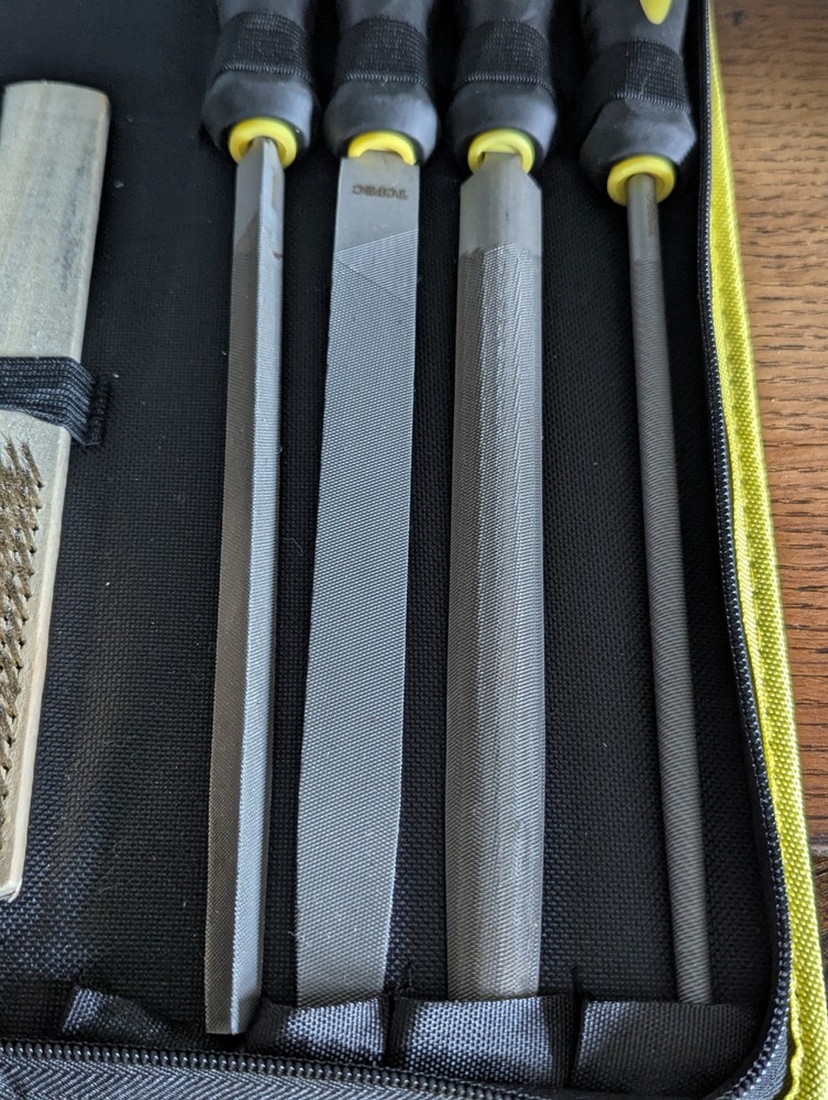 Clockmaker File Set - Large to Needle Files, Used, Vintage Clockmaker Tools #2