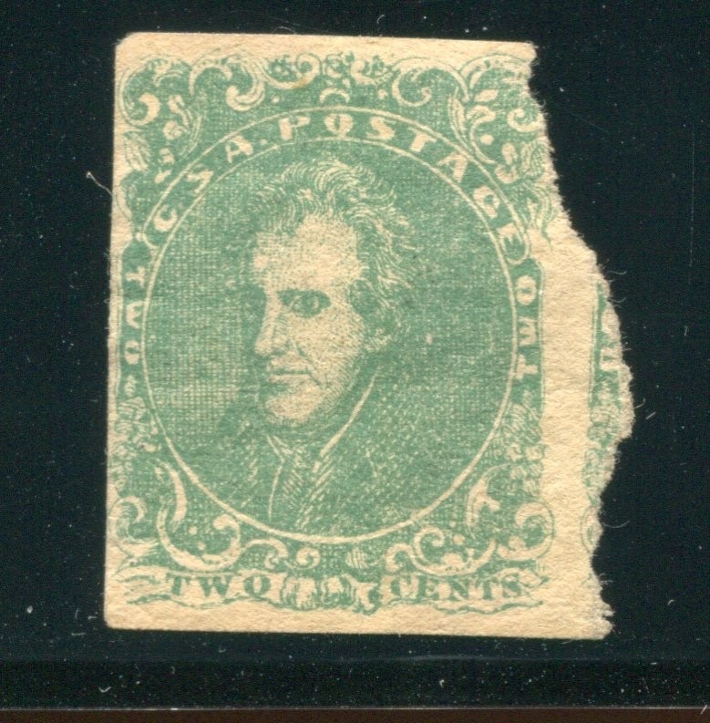 Confederate States 3 Jackson Mint Stamp BX6989