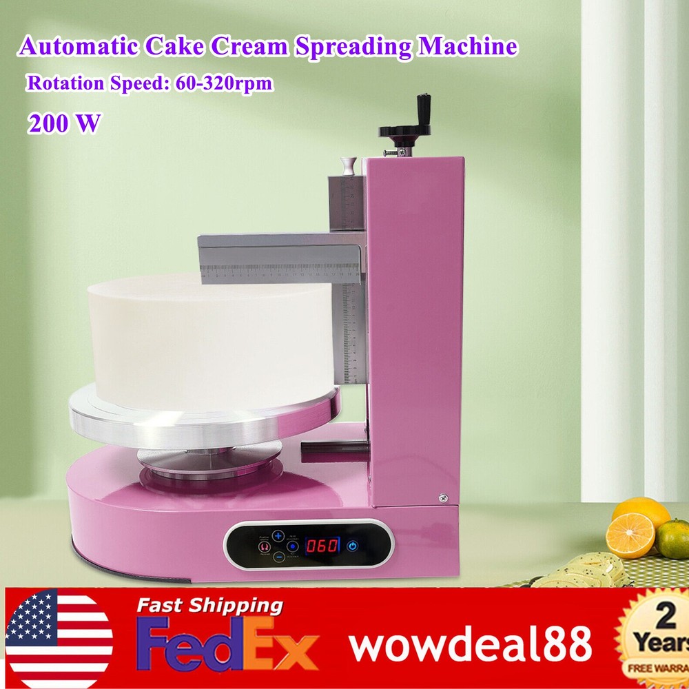 Adjustable Cake Cream Spreading Machine Cake Decorating Machine W/LCD Display