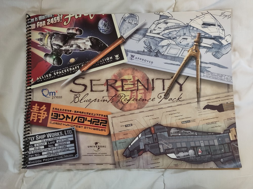 Firefly: Serenity Blueprints Reference Pack Spiral bound 12”x16”