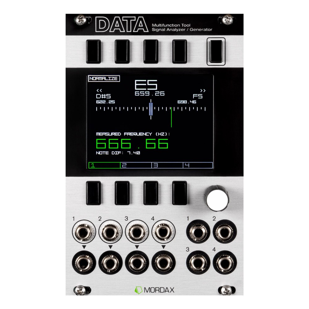 Mordax DATA Oscilloscope and Multifunction Tool Eurorack Module - White