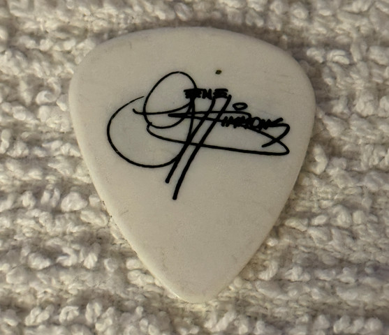 KISS Gene Simmons Signature Guitar Pick Farewell Tour Issued Concert Plectrum
