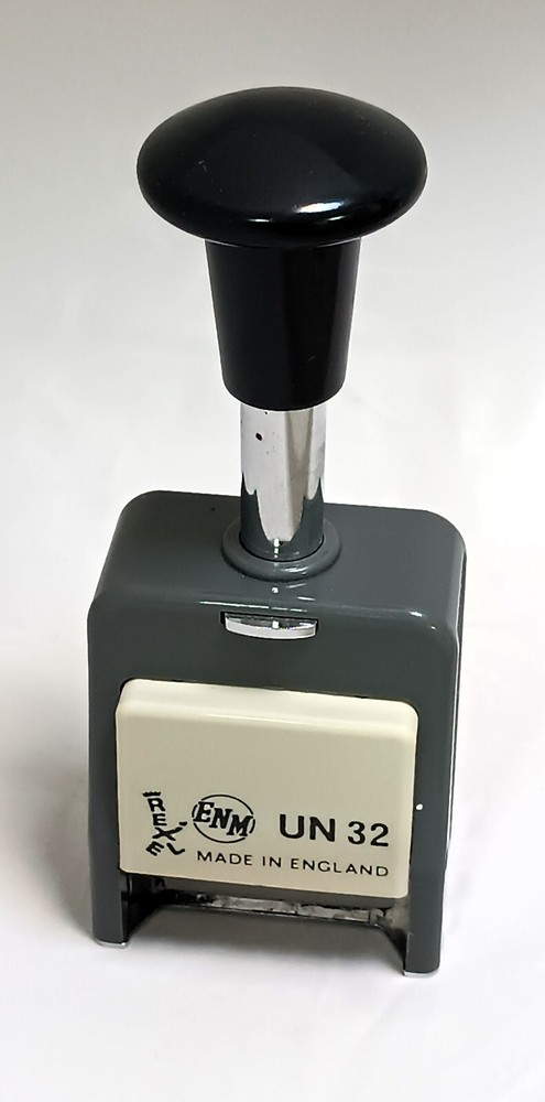Rexel ENM Automatic Numbering Machine, Vintage Letterpress Machine