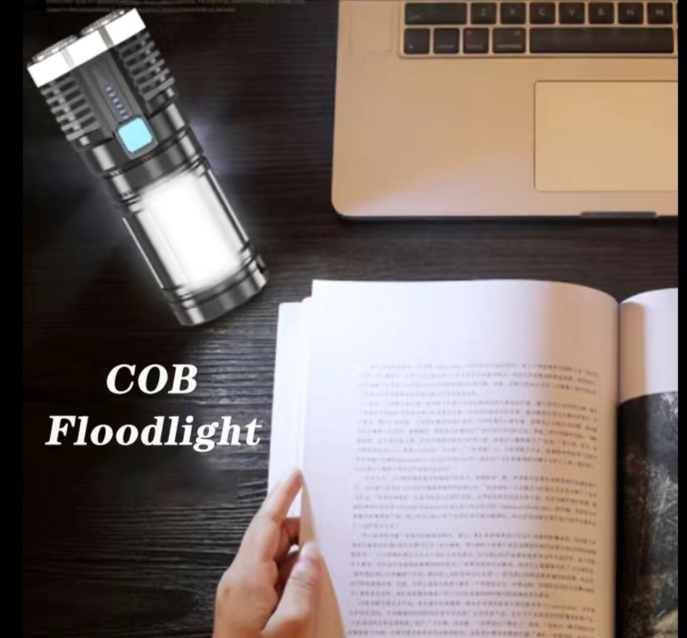 Rechargeable Flashlights, LED USB Waterproof Super Bright Powerful Large Beam