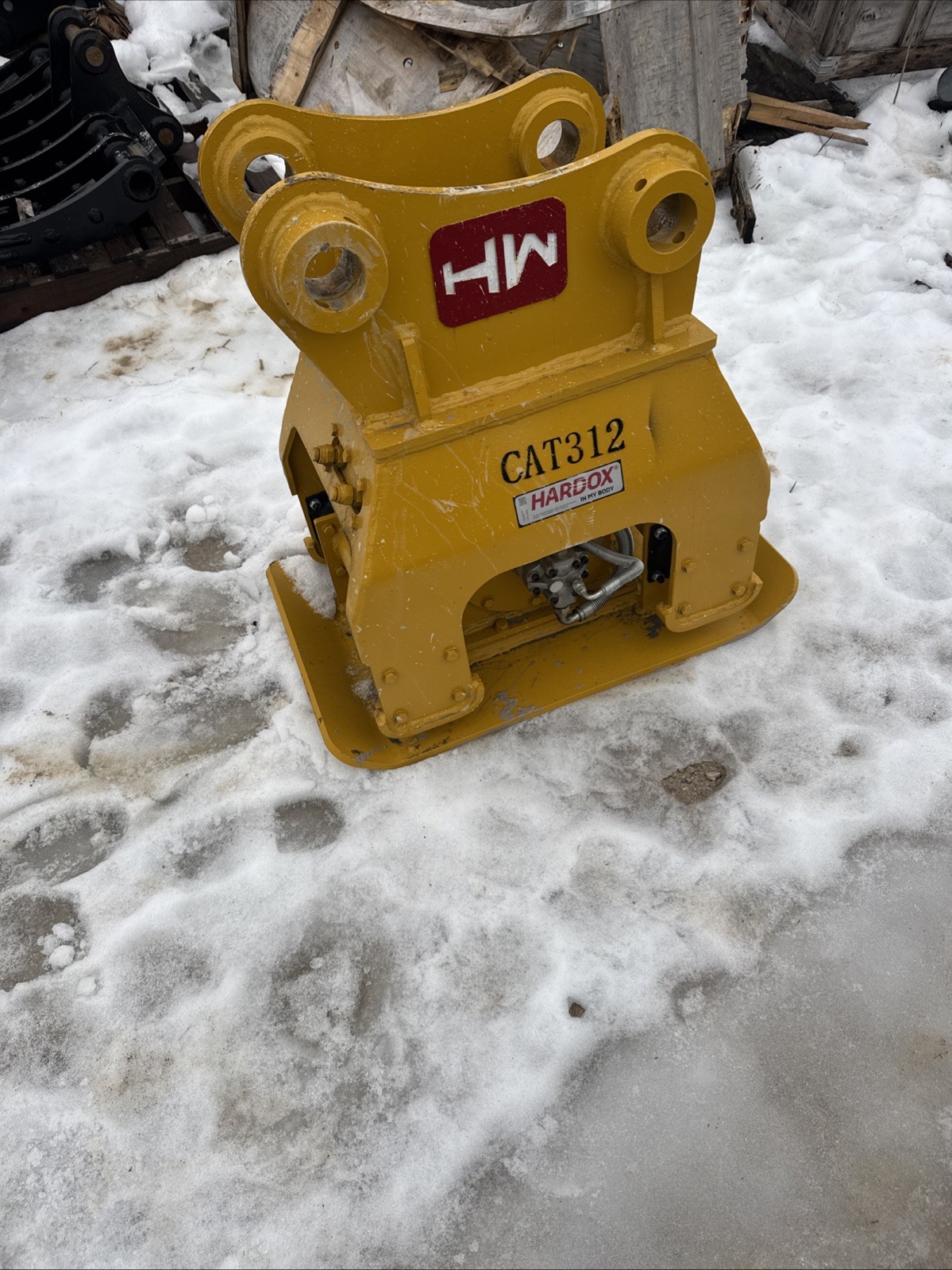 Cat 312 Excavator Plate Compactor Hydraulic New 65 Mm Pin