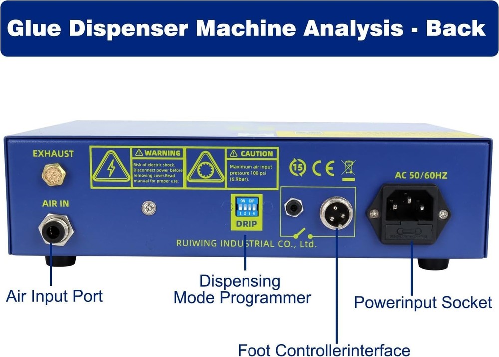 982A Auto Glue Dispenser 110V - Digital Solder Paste Liquid Controller 110V