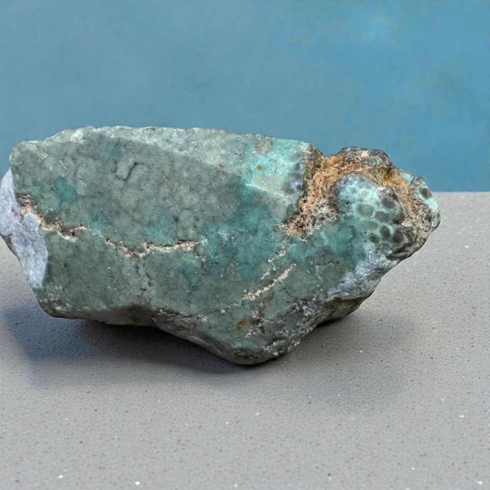 Natural authentic Hubei Red River rough turquoise