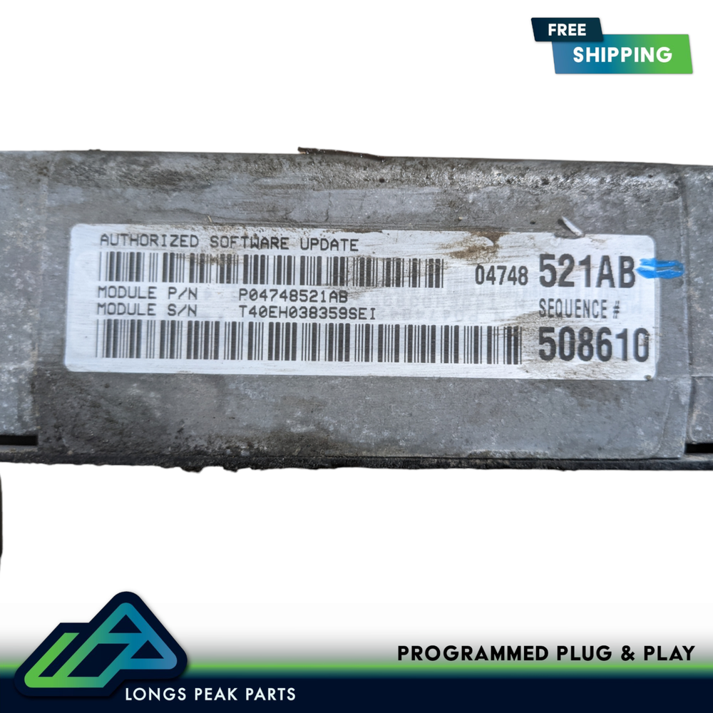 2003 Dodge Caravan Town & Country VIN PROGRAMMED ECU Engine Module 04748521AB