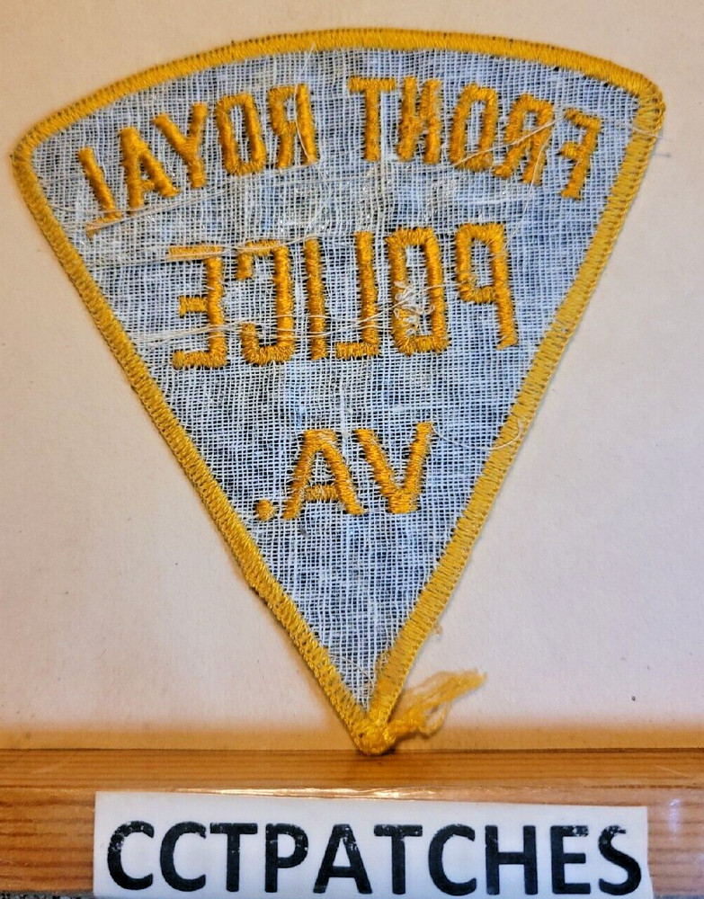 FRONT ROYAL, VIRGINIA POLICE SHOULDER PATCH VA