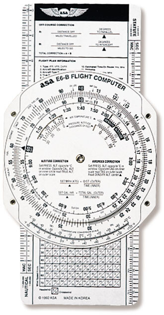 ASA-E6B-P Paper Flight Computer