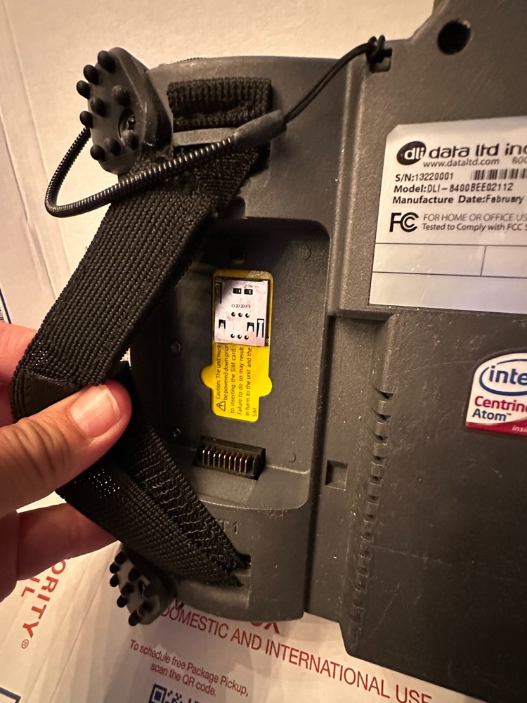 DLI 8400D Ultra-rugged Compact Tablet Computer Intel's Atom Processor - Working