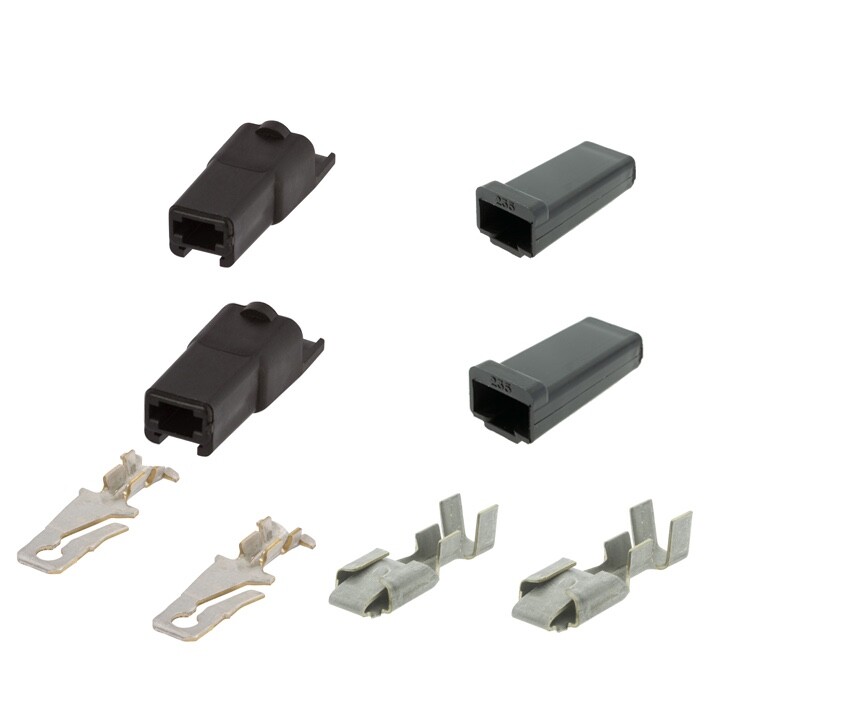 DELPHI PACKARD GM 56 SERIES ONE CONDUCTOR CONNECTOR SET 16-14 GA. PACKAGE OF 2